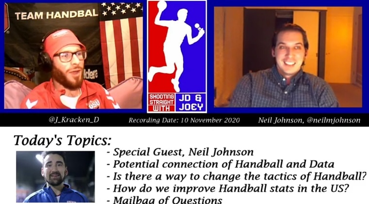 ShootinPodcast's tweet photo. If you missed us on #TeamHandballTuesday check out our episode with @neilmjohnson from @espn ! JD and Neil talk about some of tactical changes we could see in handball and how strong data can help @youtube (https://t.co/yTJiyVdKSF) or listen on @spotify ('https://t.co/TqsN7OqXgy) https://t.co/5uwudmb8O1