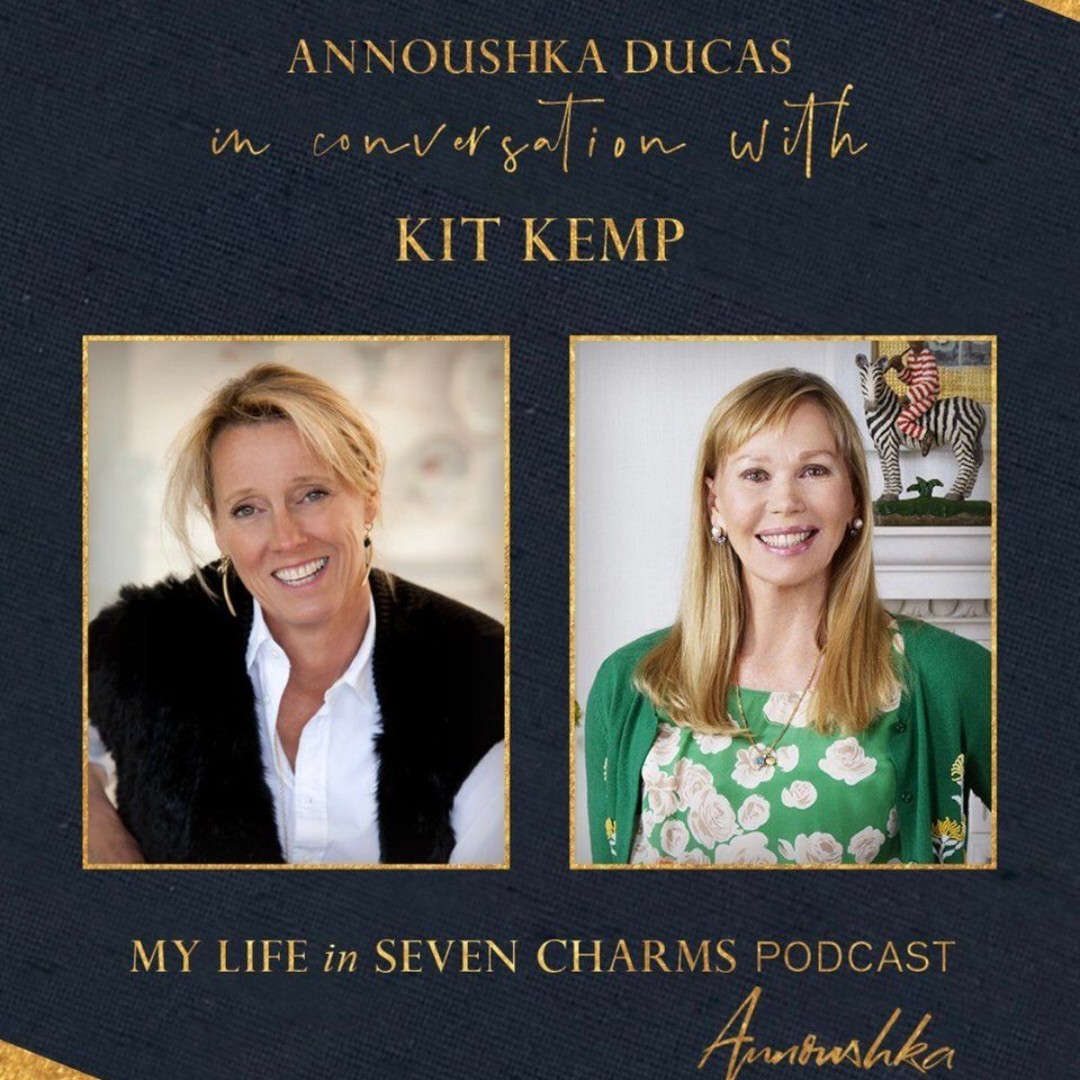 Firmdale_Hotels's tweet photo. #KitKemp’s #MyLifeinSevenCharms podcast with @AnnoushkaDucas is out now. In this month’s #MeetTheMaker on the #KitKempDesignThread blog we have turned the tables & asked Annoushka about her inspiration & craftsmanship. Learn more & listen to the podcast: https://t.co/wN88tJmbXx https://t.co/w0XVHT9QPh