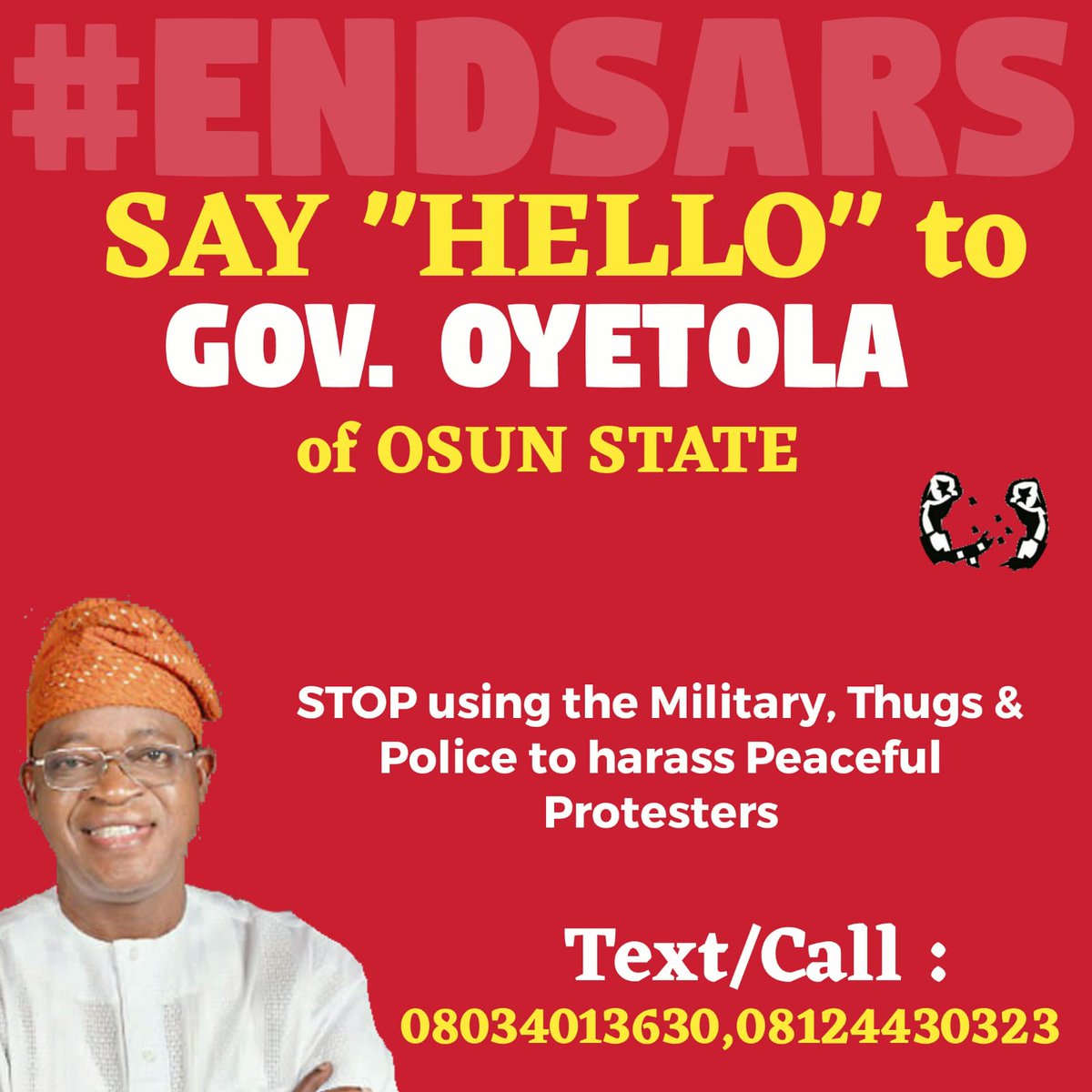 IamMandate's tweet image. After exposing the dirty deeds of @GboyegaOyetola &amp;amp;his evil convoy on their devilish intervention that led to d death of 2protesters in Osogbo on d 17/10/20, in a live interview on Rave FM, thugs&amp;amp;DSS surrounded d whole place, tnx to all d staffs of Rave who tactically escaped me.