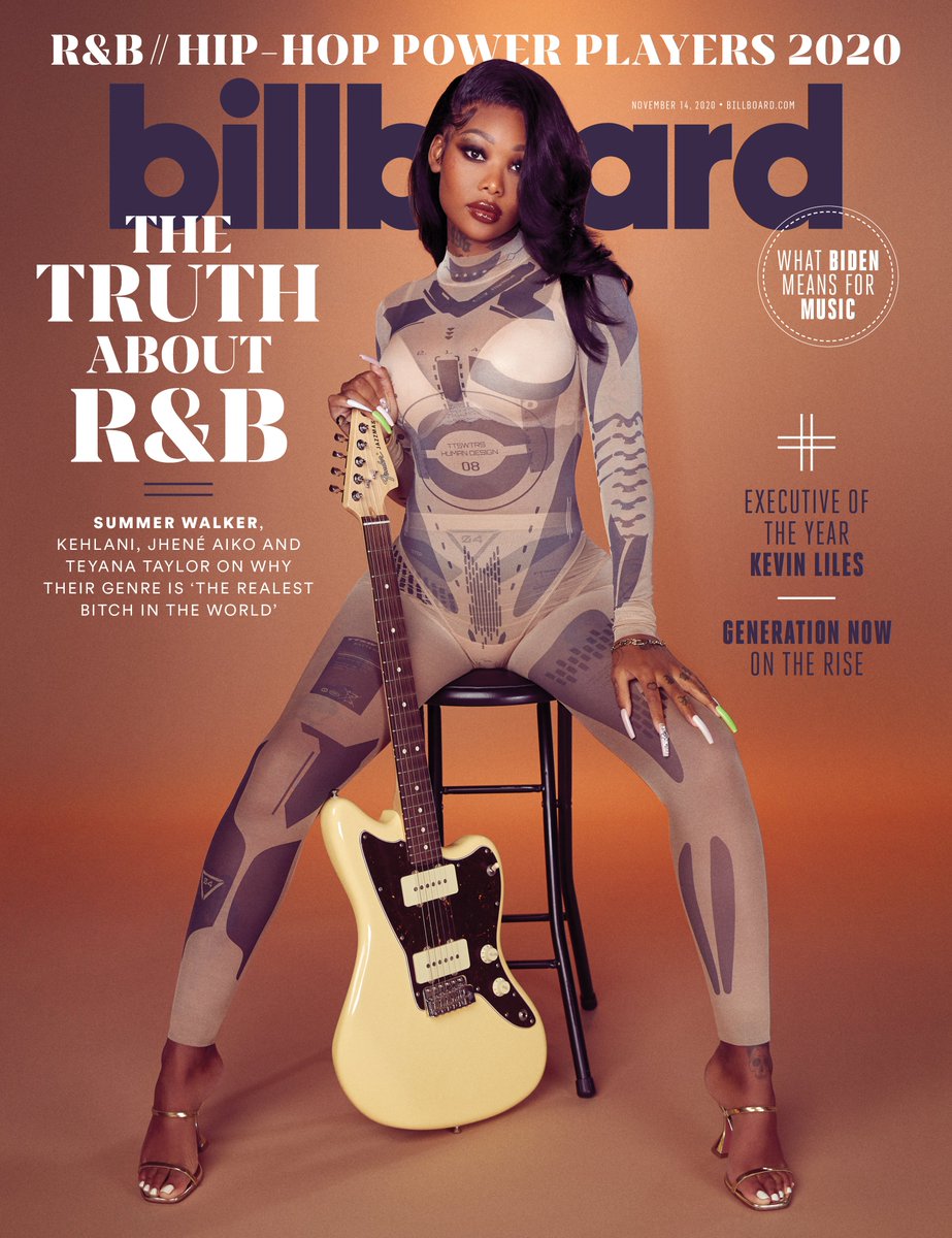 billboard's tweet photo. The truth about R&amp;B: @JheneAiko, @Kehlani, @IAMSUMMERWALKER and @TEYANATAYLOR on why their genre is "the realest b*tch in the world."

Read the full cover story: https://t.co/PfR0QiqW2S https://t.co/I3kC0r5T96