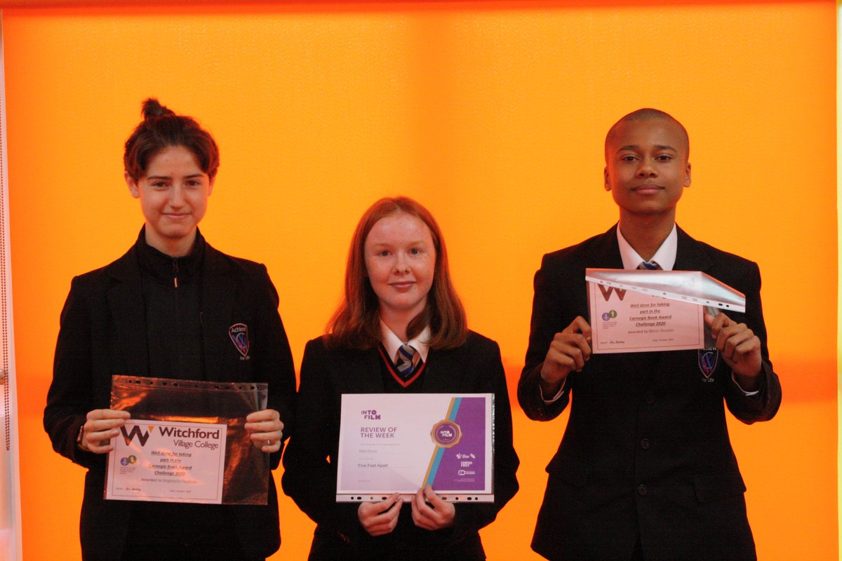 wvcresourcecent's tweet photo. Mrs Burley held a celebratory awards lunch today for students who had excelled in the Carnegie Shadowing Group, Summer Reading Challenge and the INTO Film reviewer of the week. Miss Owen presented them with their certificates.@WitchfordVC @intofilm_edu @CILIPCKG @GreatSchLibs https://t.co/8o7booTu5Y