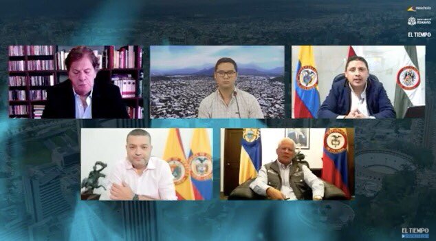 Asocapitales's tweet photo. #AEstaHora #CapitalesConectadas. Los alcaldes de #Tunja, #Popayán, #Valledupar, #Manizales, #Pereira participan en el Foro Mejor Conectividad y Digitalización en las ciudades capitales. Siga la Transmisión aquí: https://t.co/APmgOUHT8B 👈 https://t.co/fqoTHOQhgH