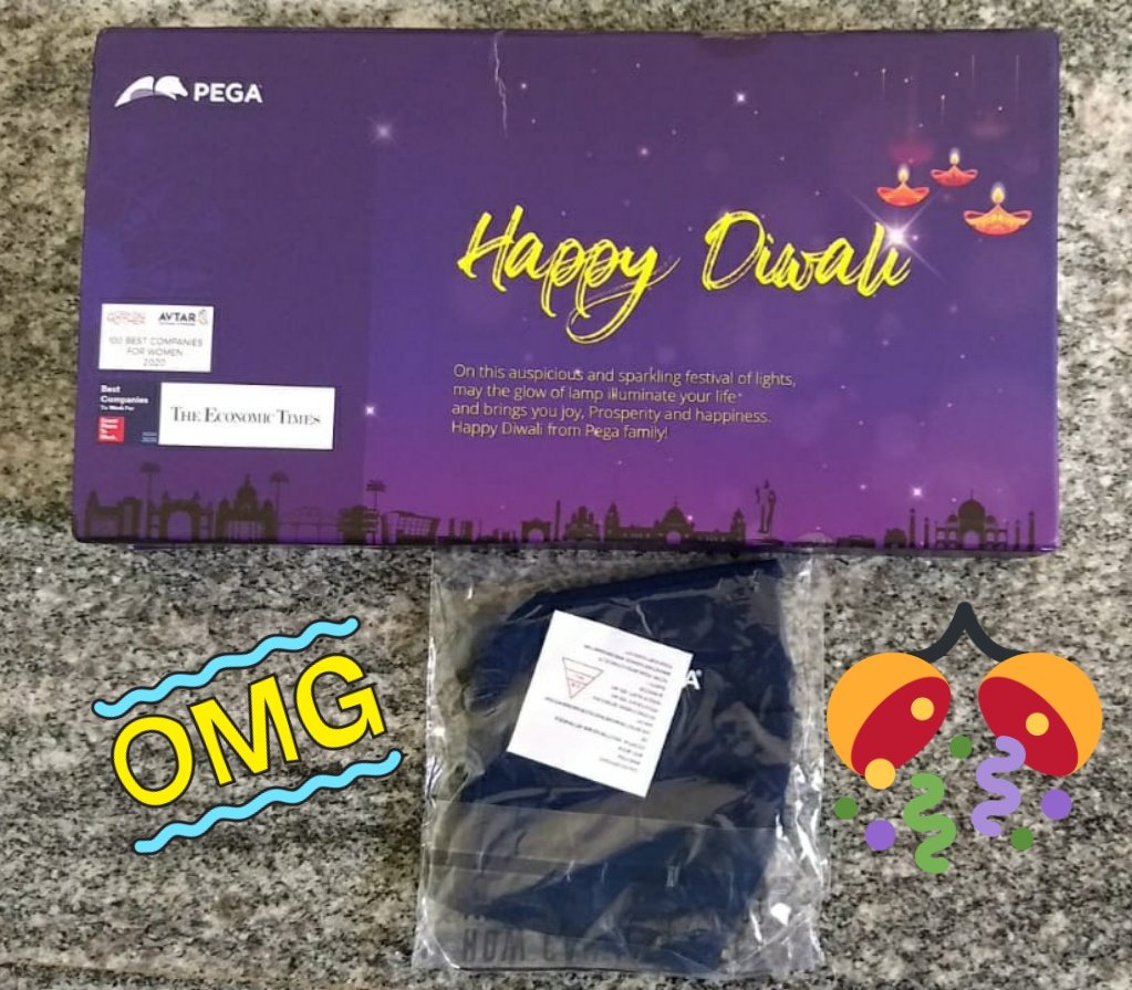 ShanojJohn's tweet photo. #lifeatpega #pega #pegahyderabad ...thanks pega for the wonderful gift. https://t.co/SJhkAZnFqC