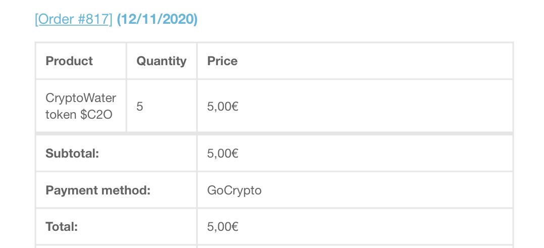 CryptowaterSi's tweet photo. #GoCrypto #webpos integration 95% completed. CryptoWater $C2O project can now be backed with $BTC , $BCH , $LTC, $ETH, $GOC, $XTZ, $VIB and GoCrypto in house $EURO token. https://t.co/BqdQnWzw2e 💧💧💧 Get on board 👉https://t.co/00849nH1rL @BitcoinCom wallet supported 😎 https://t.co/tT0CDZlkHW