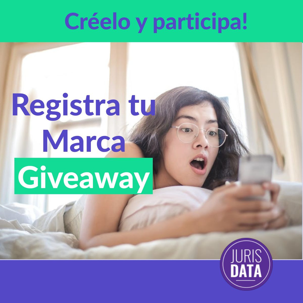 JurisDATAME's tweet photo. No dejes pasar esta gran oportunidad! Participa en nuestro Giveaway LEGATÓN REGISTRO DE MARCA por +1.000.000 en premios 🎁🥳 Comparte tu URL de la suerte para ganar más puntos 🤩 Inscríbete en nuestra web 👉 https://t.co/KZFy3dVNOn https://t.co/7GNUXBvm4I
