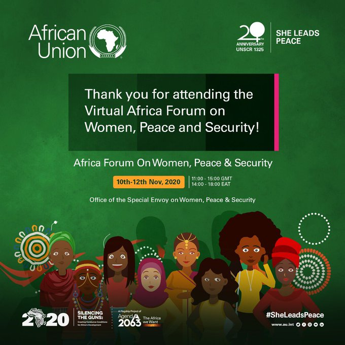 GrassToucher_0x's tweet photo. Fin du Forum organisé par l'@_AfricanUnion qui avait comme thème: #Femmes-#Paix et #Sécurité. Merci à vous tous pour vos brillantes idées. Rendez-vous, très prochainement.
@ONUFemmes @_AfricanUnion @MFFG_SN @gimacampaign @AUBinetaDiop @CoumbaFallVenn @Iba9bob https://t.co/hBuuwqoxiA