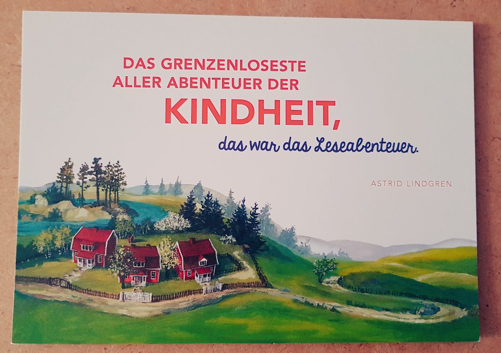 "Das grenzenloseste aller Abenteuer der Kindheit, das war das Leseabenteuer." Astrid Lindgren 

#Bücherliebe #Kindheit #Literatur #Lesen #AstridLindgren