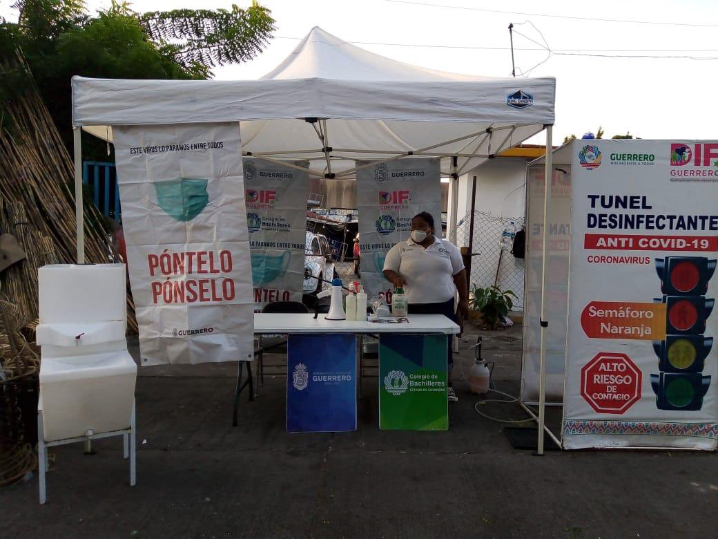 HectorAstudillo's tweet photo. Recuerda que nuestros filtros y túneles ya se encuentran instalados en los mercados de Acapulco para brindarte servicio gratuito de sanitización contra el COVID. https://t.co/pYM50SSotv