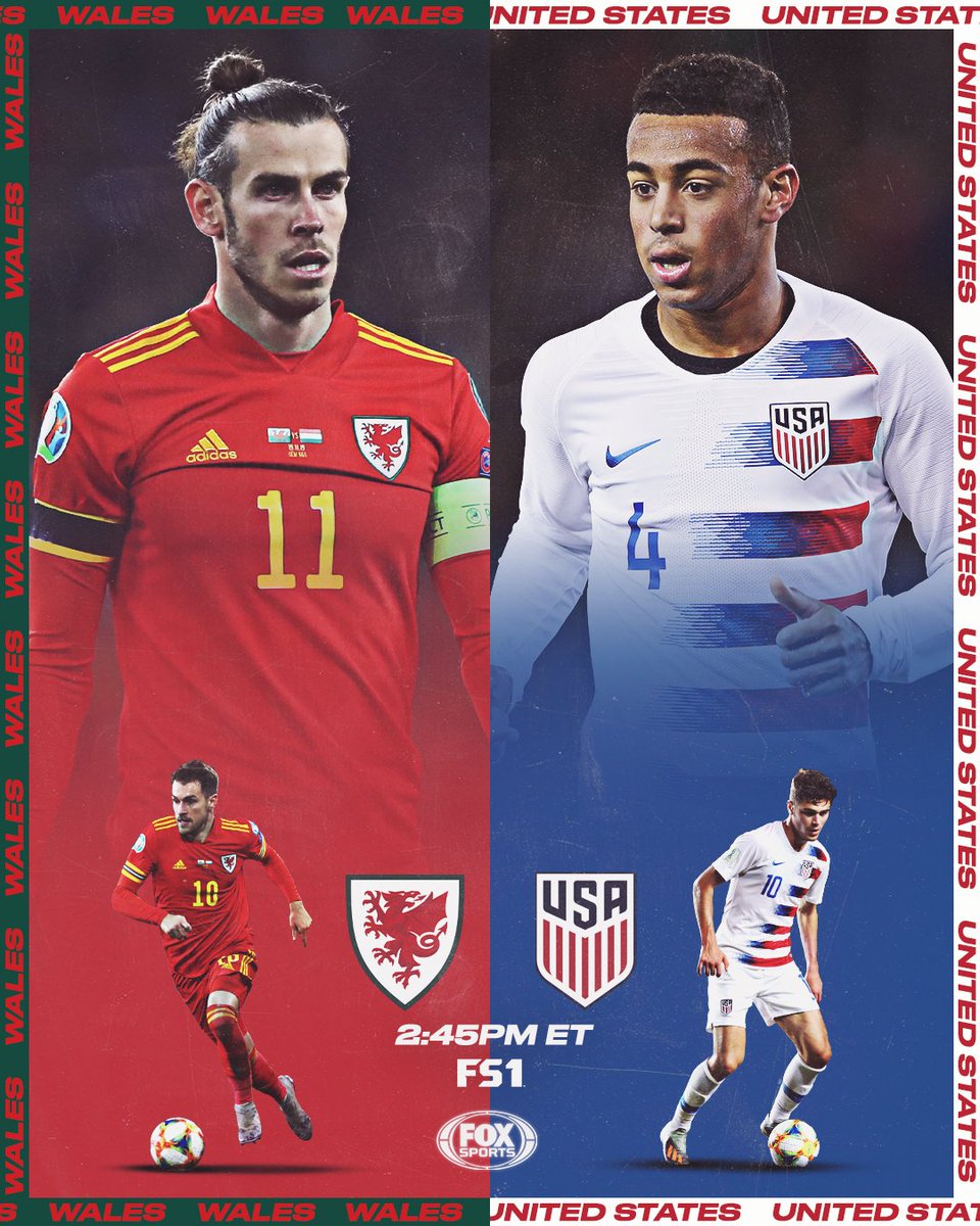 FOXSoccer's tweet photo. For the first time in 285 days, it's a USMNT matchday. 🏴󠁧󠁢󠁷󠁬󠁳󠁿🆚🇺🇸 https://t.co/Q7LBpvCWPr