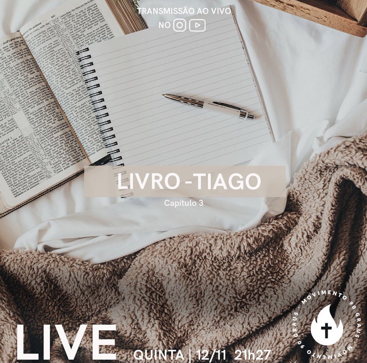 90Movimento's tweet photo. Eaaai, estão preparados pra mais uma live???

Agendem aí e vamos para mais uma live falando sobre Tiago. Tá sendo benção!! Então não percam 🤪🙌🏼 https://t.co/2dDkEqOATs