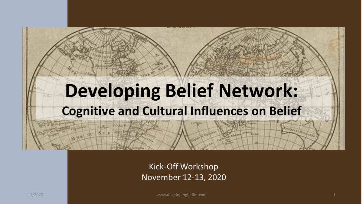 Today and tomorrow are our kick-off workshop for the Developing Belief Network!! We are so excited to meet with all of the PIs and discuss research questions for the network these next few days! 🥳

Check out our website for more information! 👇
developingbelief.com