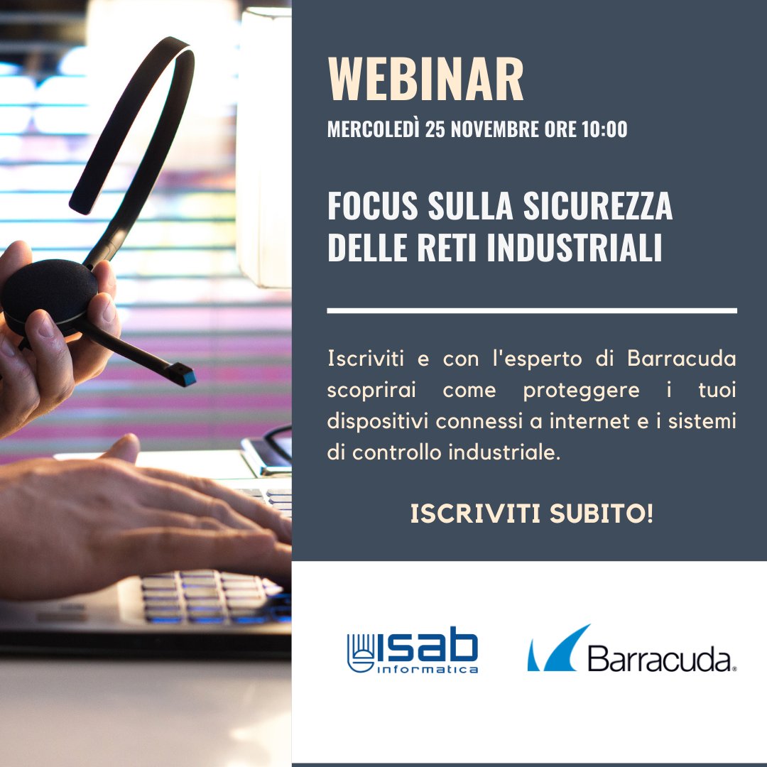 isabinformatica's tweet photo. 🔎 Focus sulla sicurezza delle reti industriali - https://t.co/C1hNmIKkwS https://t.co/3rerefUyjy