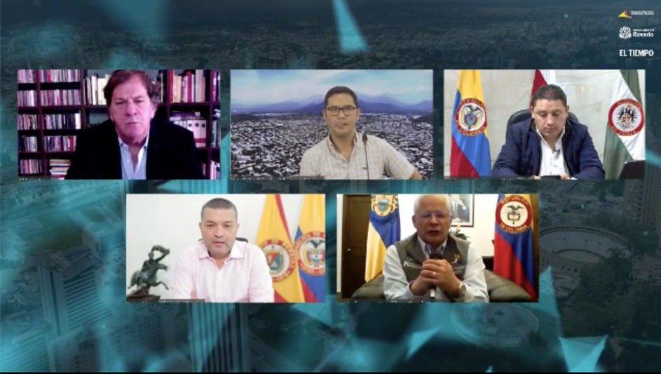 jclopezcastri's tweet photo. Ya estamos #EnVivo con @Asocapitales junto a los alcaldes de #Tunja, #Valledupar, #Manizales, #Pereira en el Foro Mejor Conectividad y Digitalización en las ciudades capitales.

#CapitalesConectadas @URosario @ELTIEMPO @FunemeAlejandro @MayaAlcaldePei @MelloCastroG @Alcalde_Verde https://t.co/YbP9YtvYyl