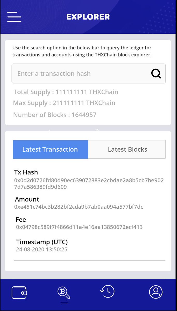 Thr_Official's tweet photo. $THXCHAIN Wallet
Live within NOV 2020
90% completed
THXCHAIN Private sale round 4 going On
it’s an App prototype at this stage, and works Fine on the testnet
#Mainnet2020 $THXCHAIN Native wallet now looks a lot like a Complete financial app
Buy, Store, Trade & earn Staking https://t.co/h0GguS0WAC