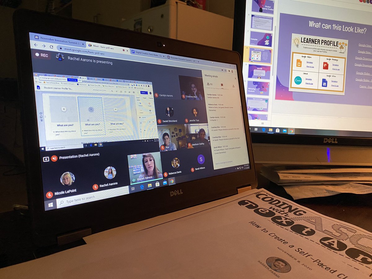 EdTechie_Lloyd's tweet photo. @blue_BCE @BCSDTechTeam  what a great session to get started with learner profiles #personaizedlearning https://t.co/Ra4KiQuVbE