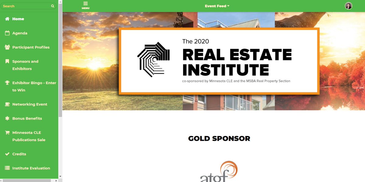 MinnesotaCLE's tweet photo. The Real Estate Institute looks a little different this year! #MNREI #virtuallearning https://t.co/bhwmb0lEVm