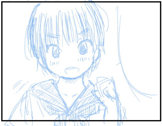 いろいろ試し描きしたけど、結局ショート+太め眉の組み合わせに。基本的に垢抜けない娘っ子がメインの漫画ばかり描いているので、髪型の選択肢が少ないのが悩みどころ。まぁ凝ったヘアスタイルを描けと言われても無理ですが…。