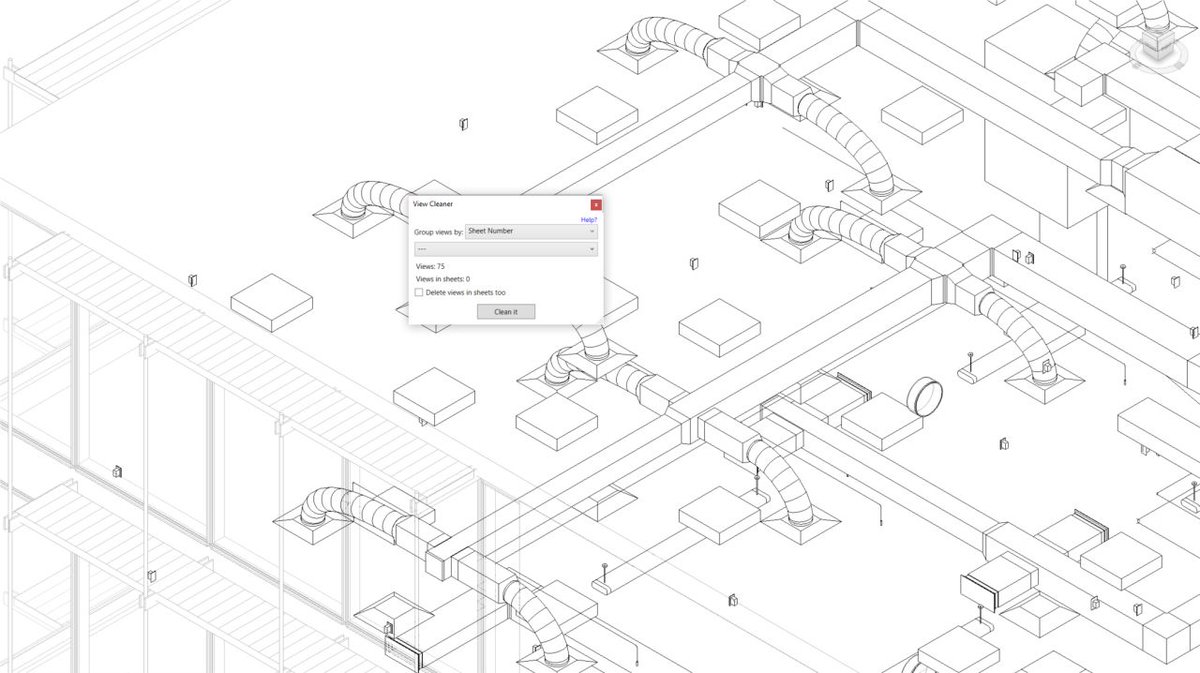 Bimetica's tweet image. herramienta gratuita creada por Luis Briceño para limpiar las vistas de un proyecto. ViewCleaner agrupará las vistas por el parámetro especificado y les dirá cuantas vistas están siendo usadas en planos y cuantas no, permitiendo eliminar las vistas.

linkedin.com/posts/luisb990…