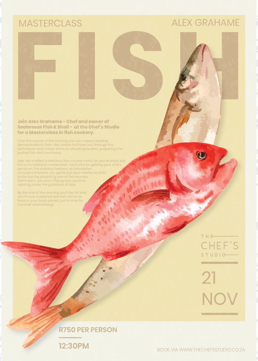 MattManningChef's tweet photo. MASTERCLASS SERIES 

We're excited to be diversifying our @ChefsStudioCT offering, bringing you more of Cape Town's top chefs, who will be hosting a series of fun, interactive, and educational workshops in their area of speciality. 

Find out more: https://t.co/8Kxrv01gTM https://t.co/C9imfTocL2
