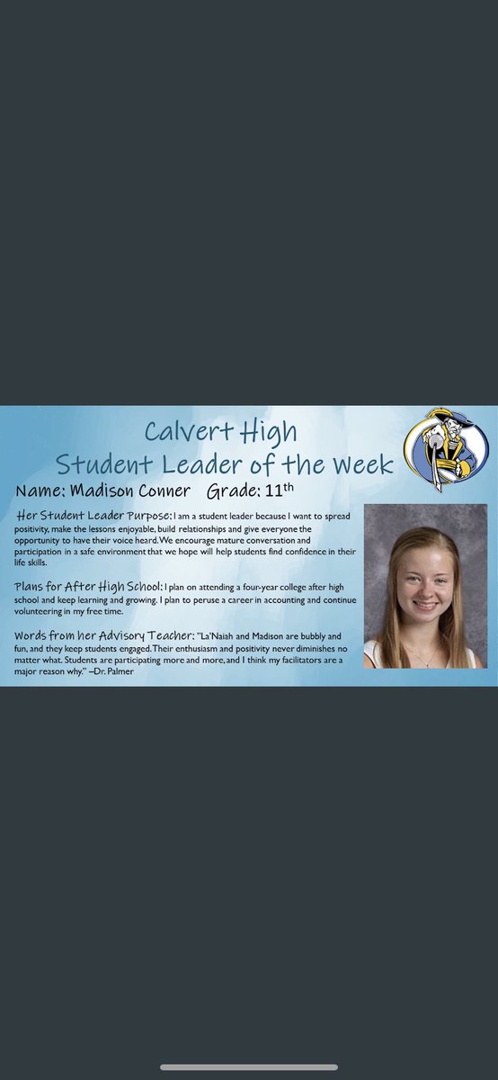 Congrats to the following leaders, keep up the great work!!