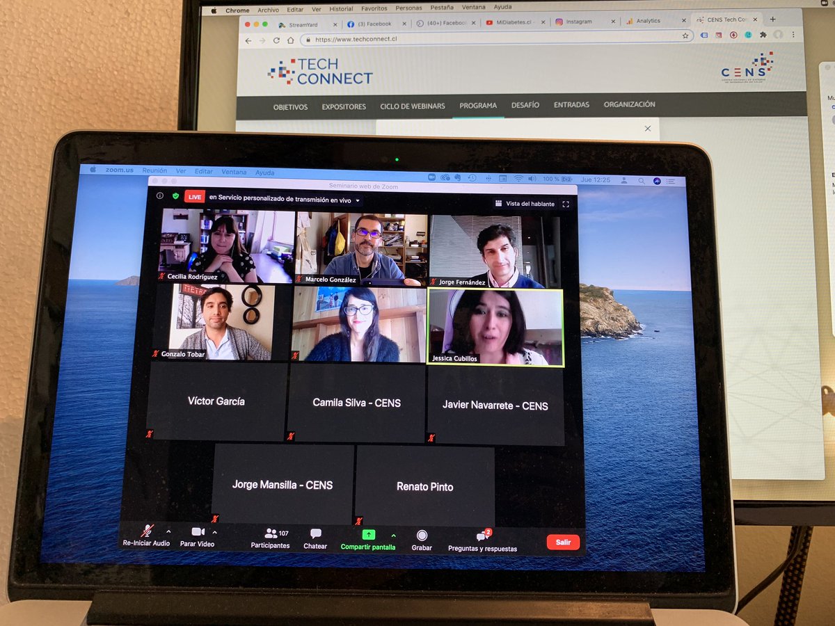 MarceloGonzalez's tweet photo. Maravilloso panel de pacientes en #censtechconnect con Jorge @ACHAGO_CL @pinkycito de @Lupus_Chile Jessica de @caminamos_ee. Gracias @CENSChile y especialmente @ceciliarod de @memuevoCL por la invitación y el espacio ganado. https://t.co/TgKh7c9eY3