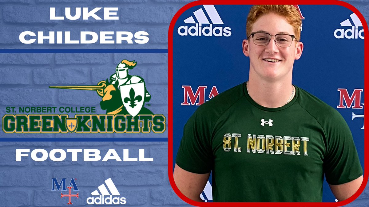 pchabura's tweet photo. We congratulate senior, Luke Childers, on his decision to sign his NLI to continue his football career at @SNCfootball.  Way to go Luke!  @MarmionAD @marmionacademy @AcademyMarmion @JakeBartelson @RickArmstrong28 https://t.co/aotvBLPYyX