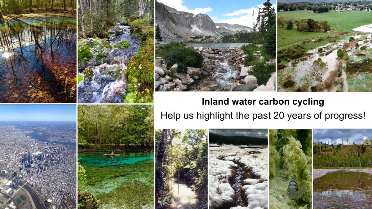FluvialBenthos's tweet photo. What are a few key inland water organic matter & #carbon cycling publications from the past 20 years? @TonyaDelSontro & I are crowdsourcing opinions from #freshwater scientists (at ALL career stages) through the end of November. Please share! Link to poll: https://t.co/4mv6KgBprh https://t.co/iJsfz962UQ