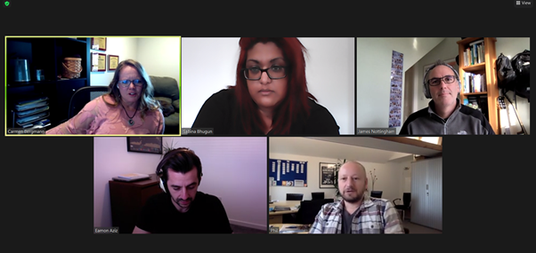 ChallengeLearn's tweet photo. US Manager - @educatormomof3 , Chief Marketing Officer - @sabb19791 &amp; Head Honcho - @JamesNottinghm descended upon our web design team, @ideographic today!
2021 is going to an exciting time for the CL team &amp; educators around the world with exciting new plans - watch this space! https://t.co/IMNxAhzIoS