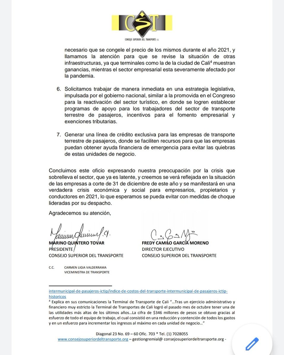 Asociación Nacional de Transportadores ASOTRANS tweet media