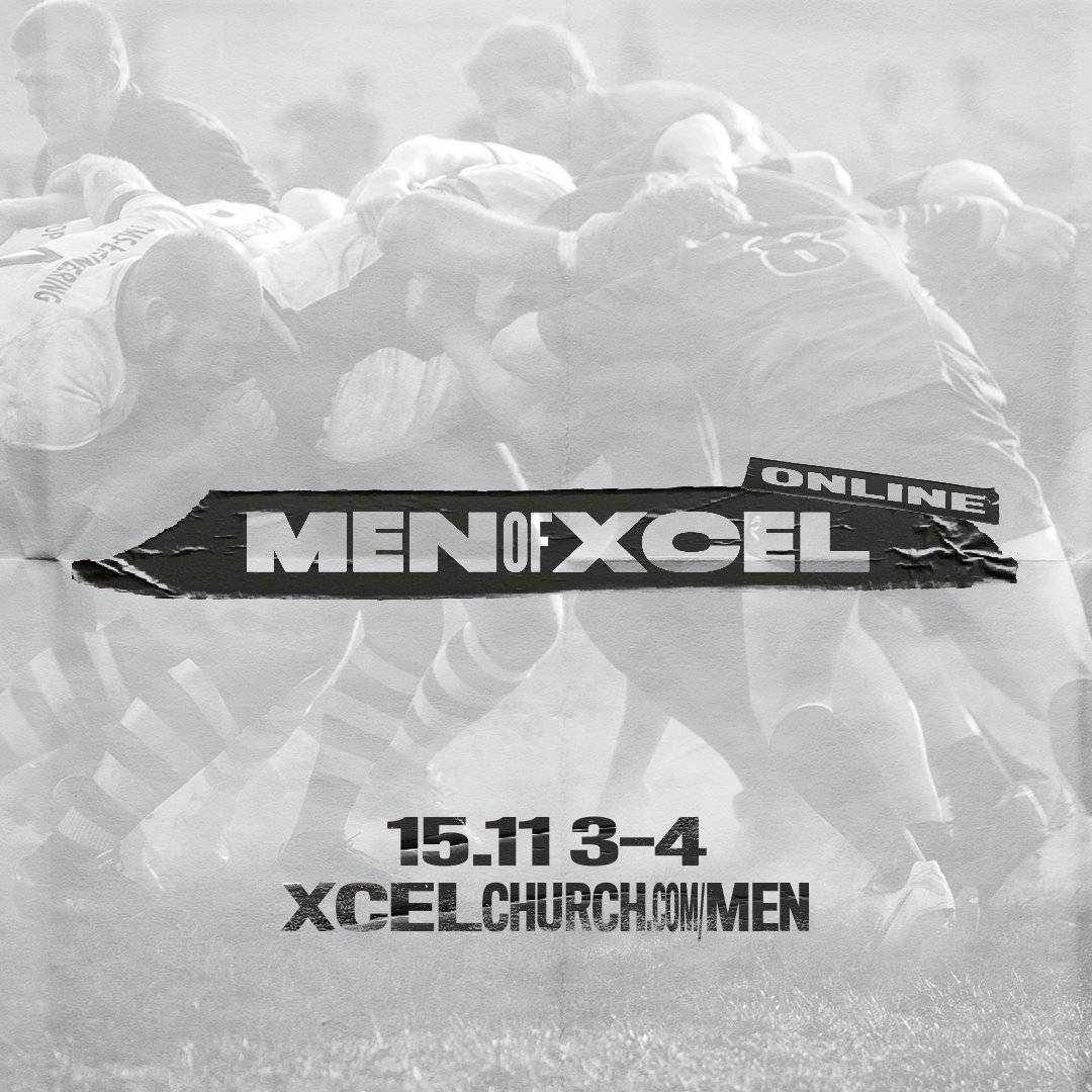 XcelChurch's tweet photo. This Sunday, at 3pm, let's gather as the Men of Xcel. A time to connect, encourage one another and be challenged in our faith.

Let us know you will be joining us by signing up today!

Just go to https://t.co/oO2lBz497V to register. https://t.co/fenXN5yiw1