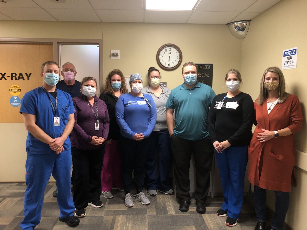 JaegerMedPhys's tweet photo. Big thank you to this great team of #RadTech from @GreaterRegional #RadTechWeek https://t.co/ki9IzpSMjc