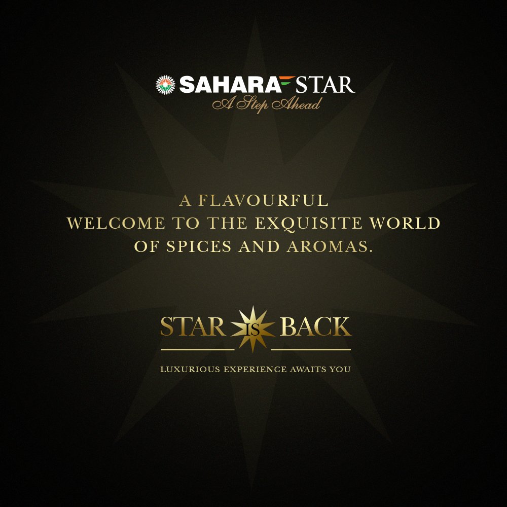 sahara_star's tweet photo. Enjoy mouth watering cuisines to your hearts delight made with love and royal recipes.
For reservations call us on :
 022 39807444

#SaharaStar #followthestar #luxuryhotels #starisback #celebration #happiness #welcomeback #grandreopening #safteyfirst #royalrecipes #cusine #chef https://t.co/FYcBOTBCKU
