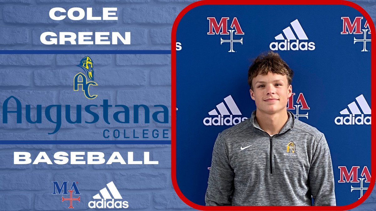 We congratulate senior, Cole Green, on his decision to sign his NLI to continue his baseball career at <a href="/Augustana_IL/">Augustana College</a>.  Way to go Cole!  <a href="/MarmionAD/">Marmion Athletics</a> <a href="/marmionacademy/">Marmion Academy</a> <a href="/JakeBartelson/">Jake Bartelson</a> <a href="/RickArmstrong28/">Rick Armstrong</a> <a href="/MarmionBaseball/">Marmion Baseball</a>