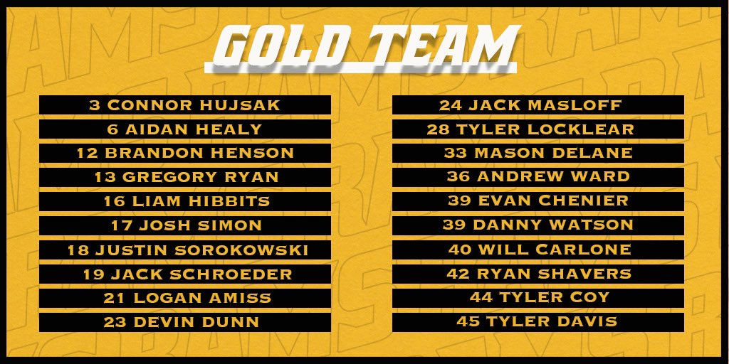 Take a 👀 at our teams for our Black and Gold World Series! #LetsGoVCU