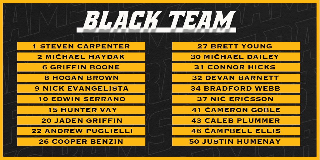 VCUBaseball's tweet image. Take a 👀 at our teams for our Black and Gold World Series! #LetsGoVCU
