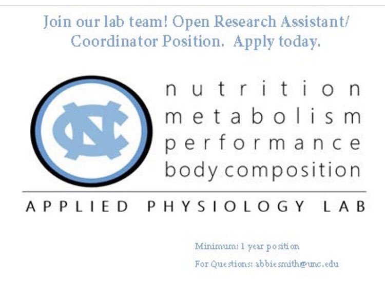 Ready for something new? Not sure about grad school? Consider applying for a position in my lab. At least a 1 year appointment. unc.peopleadmin.com/postings/185172. Looking for a motivated team player