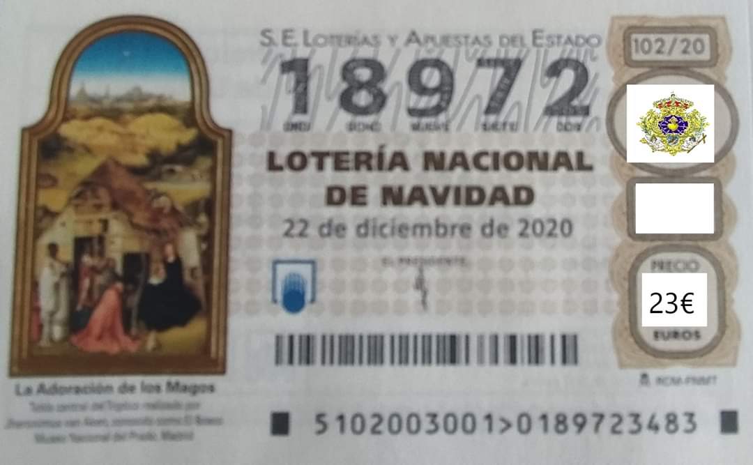 Seguimos con la venta de nuestra lotería de Navidad. Ante la situación que vivimos con el COVID,  se realizan envíos a cualquier parte de España, y en Huescar se reparten a domicilio. No os quedéis sin décimo. La suerte se acerca y la ilusión no se puede perder #SiempreSoledad 💜