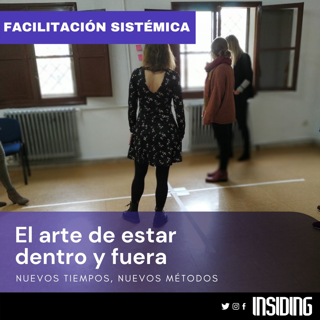 Insiding_Es's tweet photo. La #FacilitaciónSistémica es una #metodología para generar espacios, dar intención y sostener cualidades para que la información del sistema pueda emerger de las capas más profundas, a través de reflexiones, sensaciones y sentimientos....te apuntas?
#Insiding #RRHH https://t.co/oLXSTb3sKP