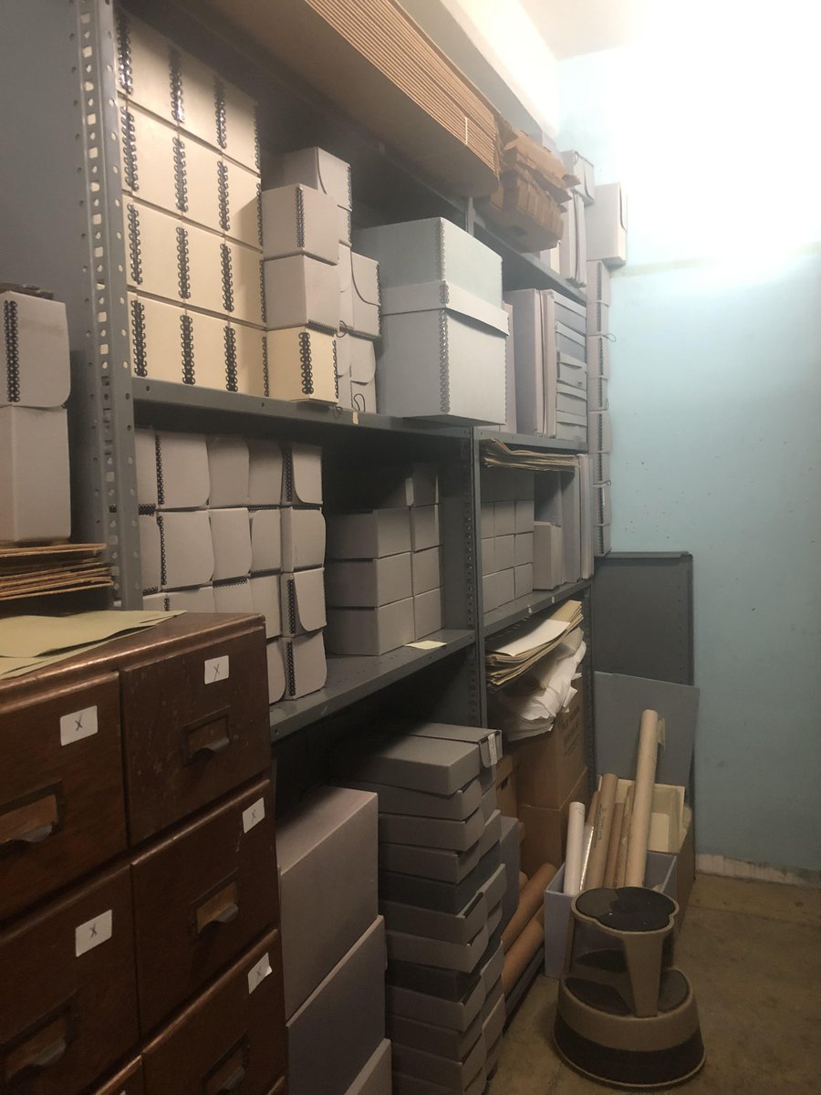 WCUSpecColl's tweet photo. A critical aspect of #archivalwork is preserving our collections. But have you ever wondered how we do that? One such way to preserve collections is by storing them in archival boxes & folders. Here's our storage area featuring some of our archival supplies waiting to be used! https://t.co/1ioi01LGRy