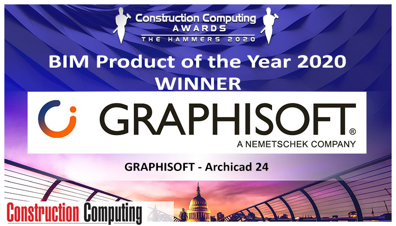 Applecore_D's tweet photo. Model based design and BIM authoring software #Archicad and mobile presentation tool #BIMx have been announced winners in this year's #ConstructionComputingAwards! It is the tenth successive year for Archicad as BIM Product of the Year - https://t.co/hlc1ul3sg1 https://t.co/jOeYGJacGK