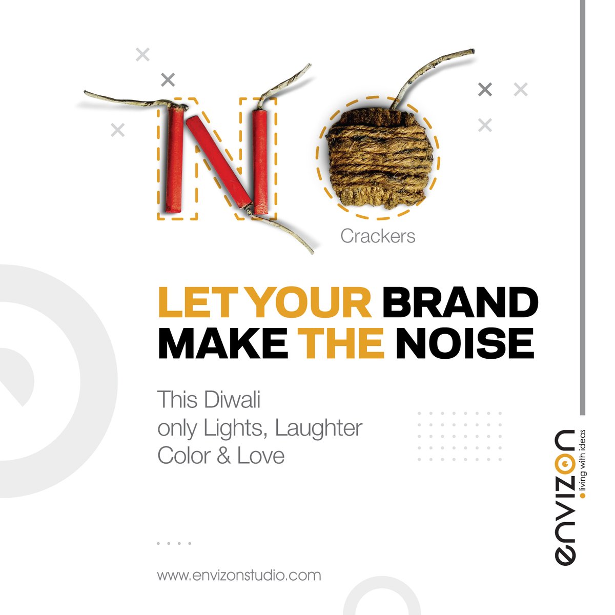envizon_designs's tweet photo. This Diwali Let your Brand make the Noise.

For more Information: https://t.co/H8TKy779cC

#Diwali #Diwali2020 #EcoFriendlyDiwali #DiwaliCelebration #HappyDiwali #subhdiwali2020 #advertising #branding #webdesign #webdevelopment #digitalmarketing #seo #smm #payperclick #appdesign https://t.co/VZRnUSPD3r