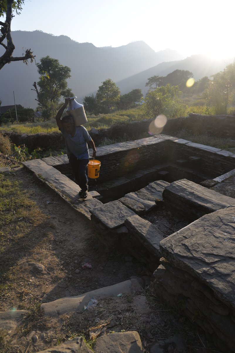 Kanchan_NP's tweet photo. Traditional resources are ultimate hope for people in rural part of Nepal. They are serious about to preserve such water resources despite new technology. #NatureBasedSolutions #Nepal #IWRM #NbS #kuwa #pandero #springsource #watersecurity https://t.co/7acF6cTsZV
