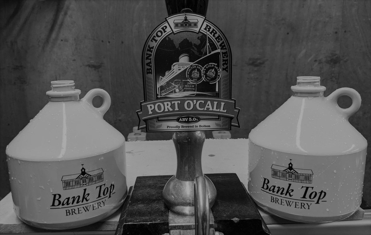 BankTopBrewery's tweet photo. We've set an additional hand pull up - #PortOCall now available in the 4 pint growler just £10 and £8 for refills 🍻 https://t.co/8A73eYjcva