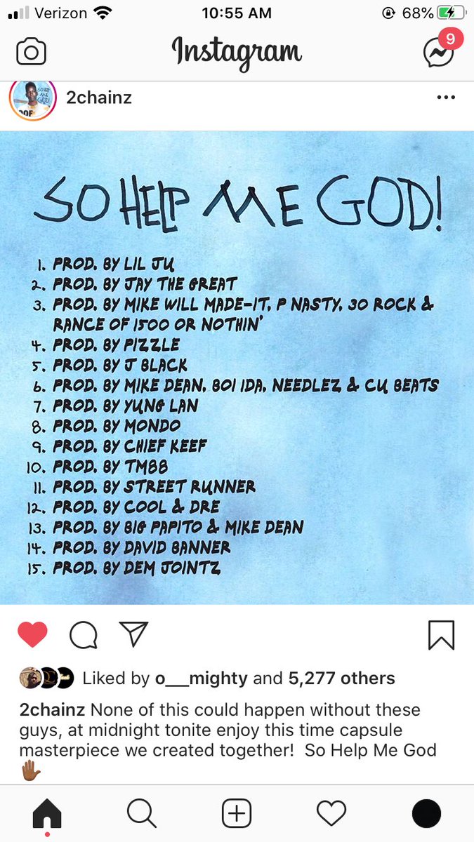 BabyxShad's tweet photo. 2 Chainz a real one for giving the producers a S/O &amp; posting the credits before the album release tonight. https://t.co/umVxFf8DWY