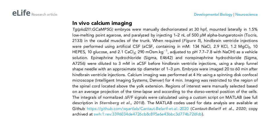 moraneottilia's tweet image. Amazing step forward for #software artifacts archival for published articles on @eLife.

Now the #sourcecode is identified with a #SWHID and  accessible on the universal code archive @SWHeritage.
In the image an example from 10.7554/eLife.59469

Showing progression towards #FAIR