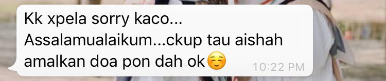 Mendalam jugaklah bilamana orang tu still care pasal kita tapi sebab masing2 ego tak cakap but still untuk kebaikkan masing2 jugak 😌