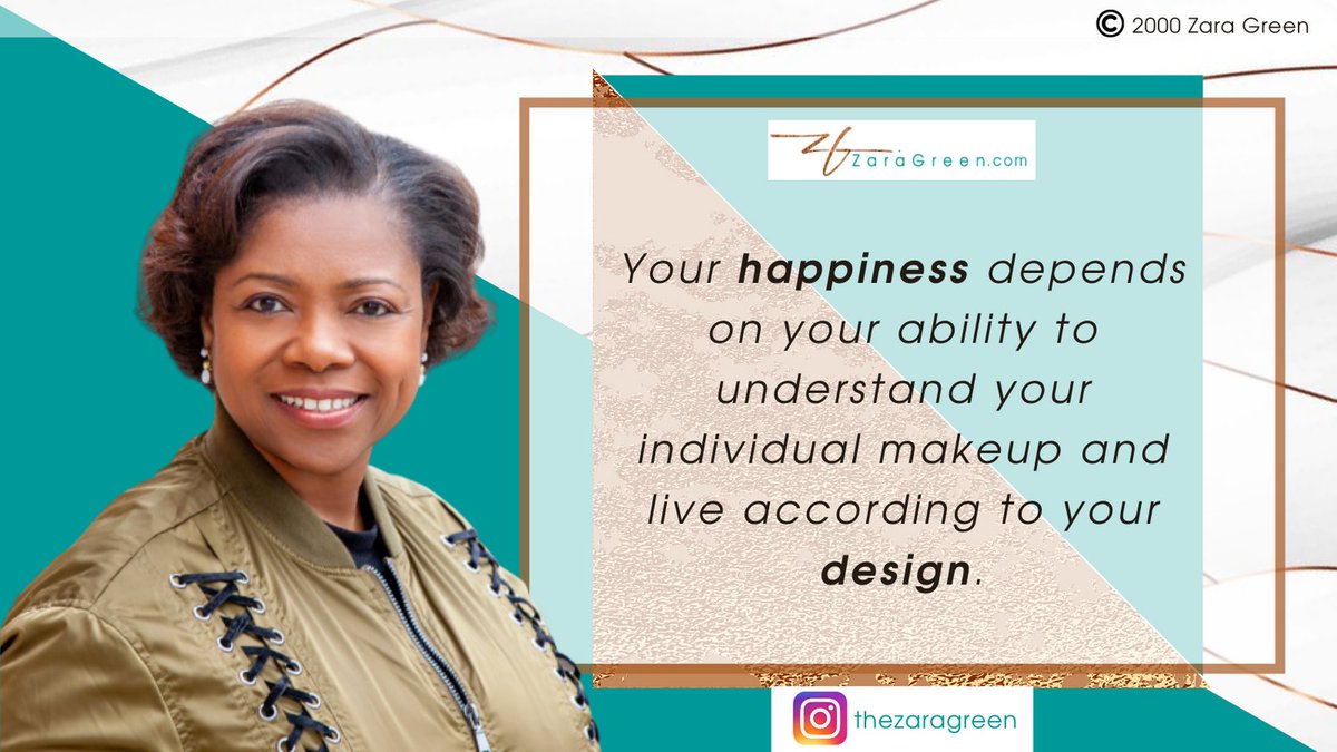Your 𝐡𝐚𝐩𝐩𝐢𝐧𝐞𝐬𝐬 depends on your ability to understand your individual makeup and live according to your 𝐝𝐞𝐬𝐢𝐠𝐧.
#ZGgem #selfawareness #personalgrowth