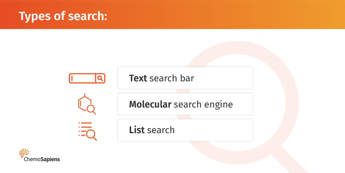 ChemoSapiens (@chemosapiens) on Twitter photo Do you know the search methods of <a href="/ChemoSapiens/">ChemoSapiens</a>?
1️⃣ Text search bar.
2️⃣ Molecular search engine.
3️⃣ List search.
#marketplace #OrganicChemistry #chemistry #lab #molecules #OrganicSynthesis #search Do you know the search methods of <a href="/ChemoSapiens/">ChemoSapiens</a>?
1️⃣ Text search bar.
2️⃣ Molecular search engine.
3️⃣ List search.
#marketplace #OrganicChemistry #chemistry #lab #molecules #OrganicSynthesis #search