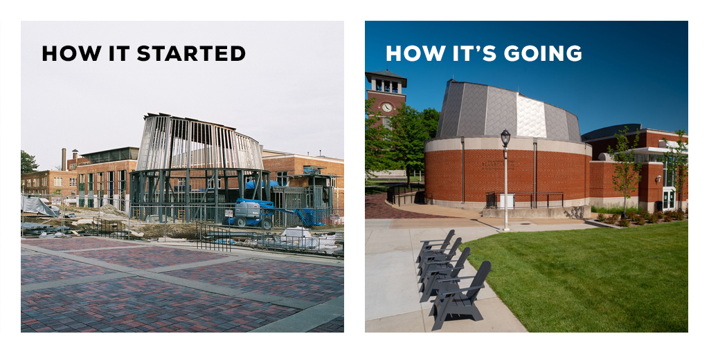 TrumanAlumni's tweet photo. With the help of donations to the University, the Del & Norma Robison Planetarium & Multimedia Theater was dedicated during Homecoming 2014. It is an academic resource to support Truman courses and also a community resource for the general public and schools. #TrumanTagDay https://t.co/9LQzVBCv6e
