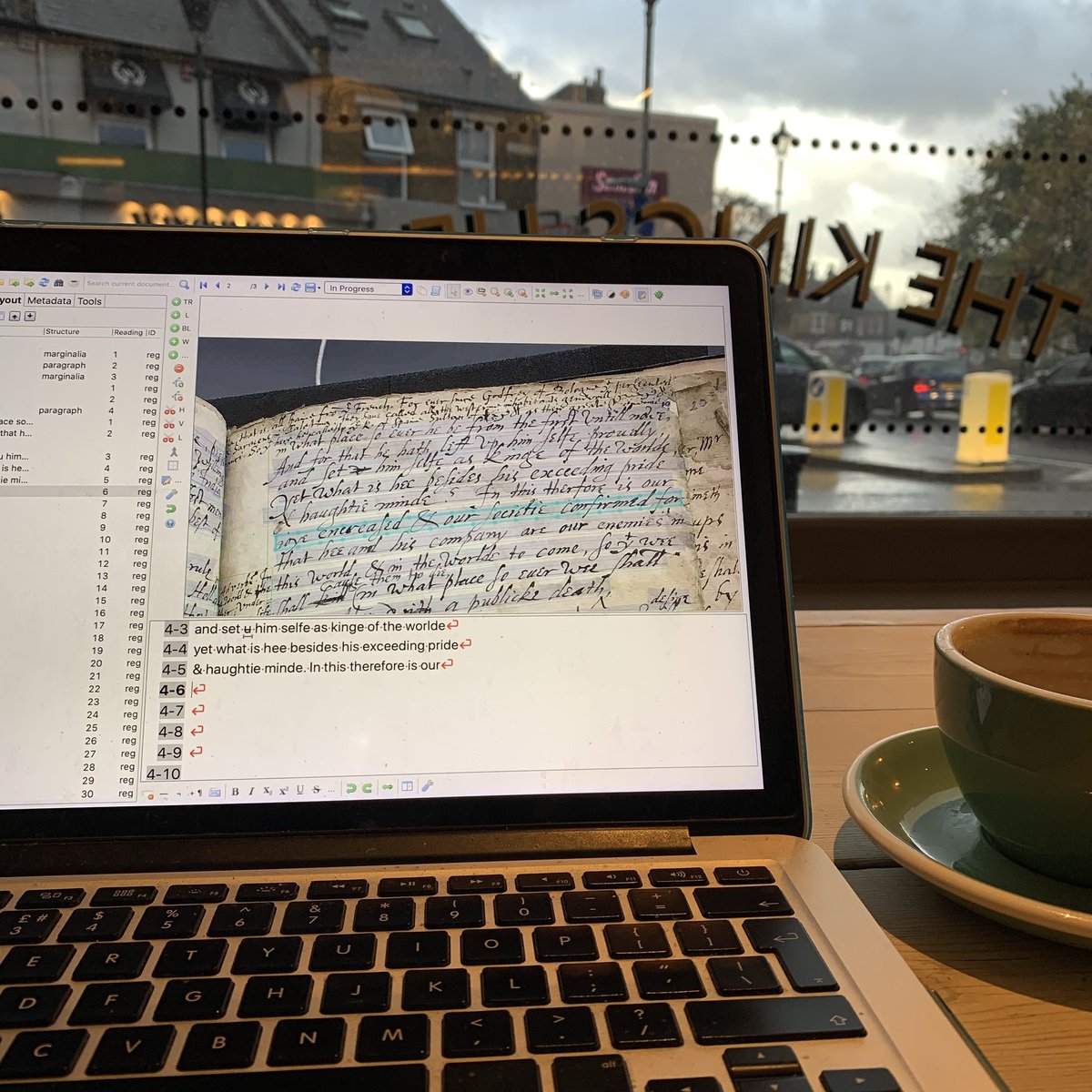 Sam recently used  @ScrivenerApp to write a paper, and found its research and split screen features *life-changing*. She loved it so much that she’s now tempted to make it her main word processor, and possibly even the main way she organises manuscript images and notes.